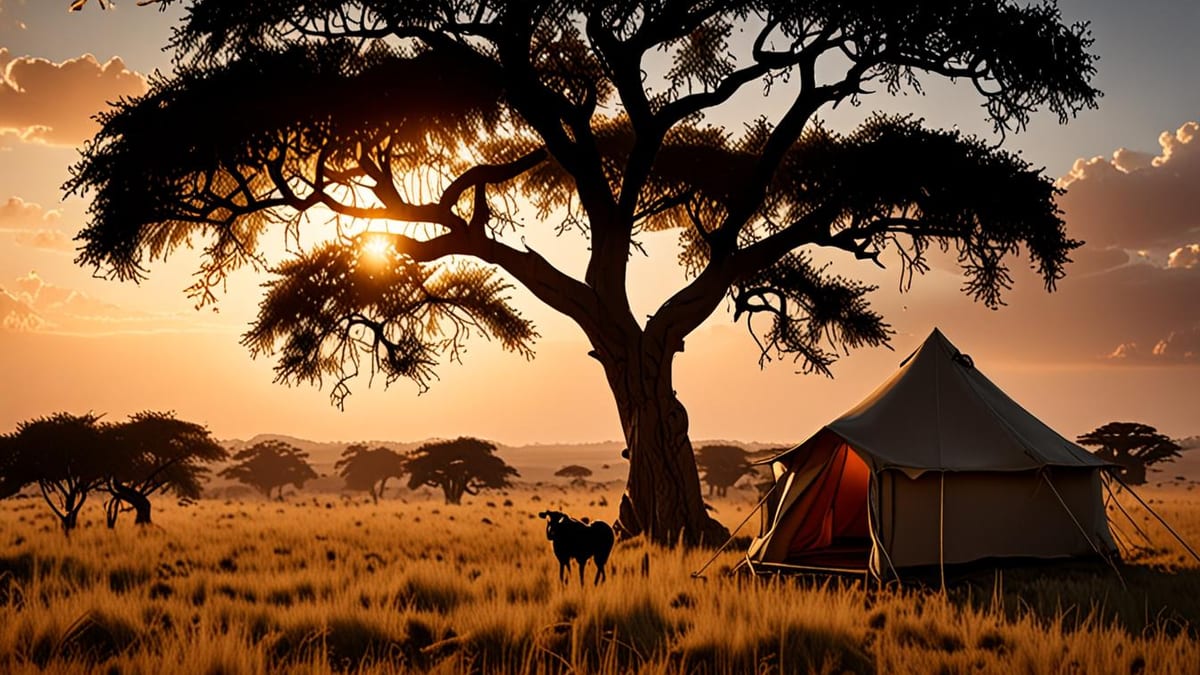 safari glamping in Kenya